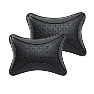 Premium Dolphin Neck Rest Neck Supporters Pillow Cushion for All Cars - black